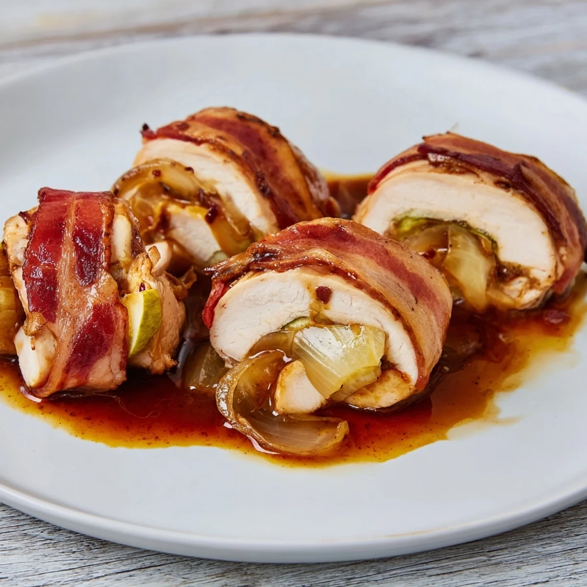 Schnelle Huhn Rouladen Rolls #20