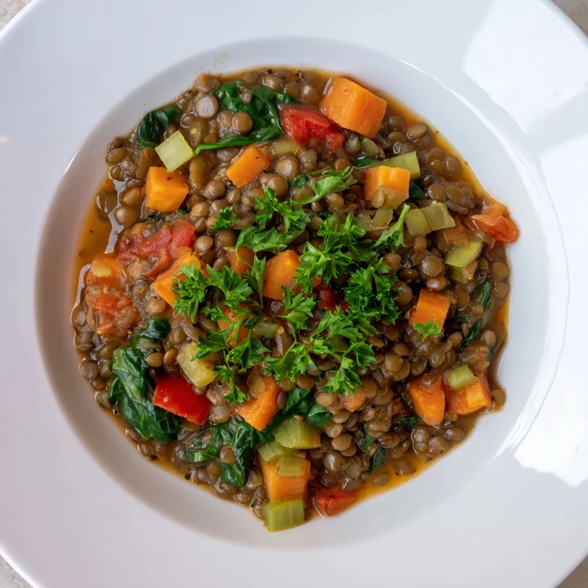 One-Pot Linsen Gemüseeintopf #36