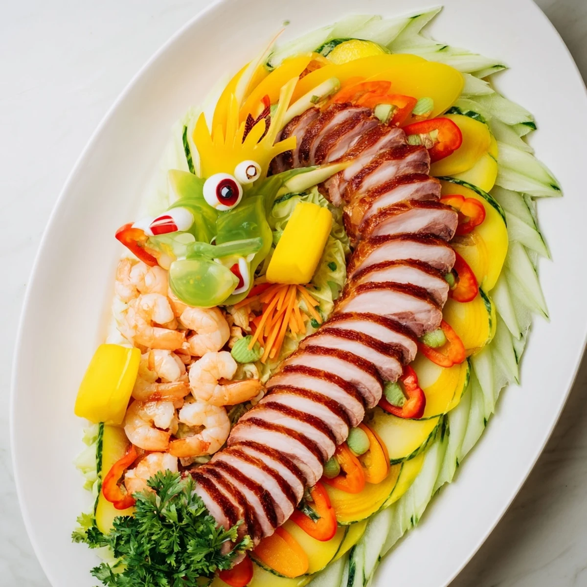 Lunar New Year Dragon Platter