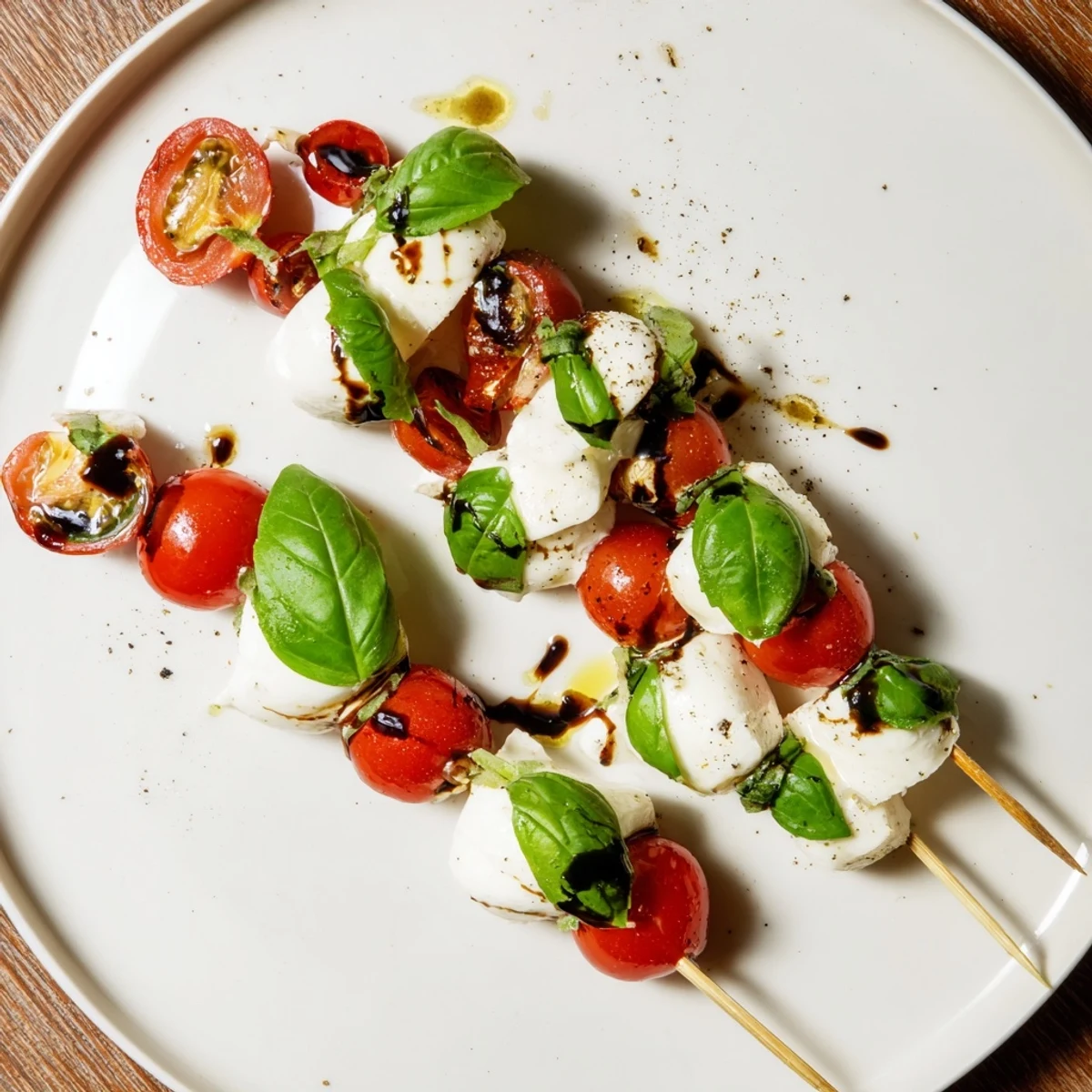 Star geformte Caprese Spieße #82