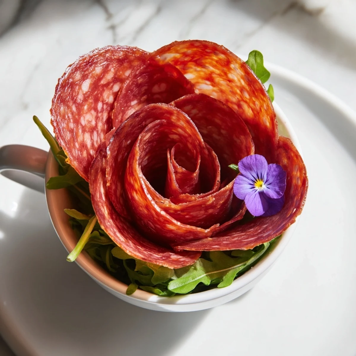 Victorian Tea Rose Salami