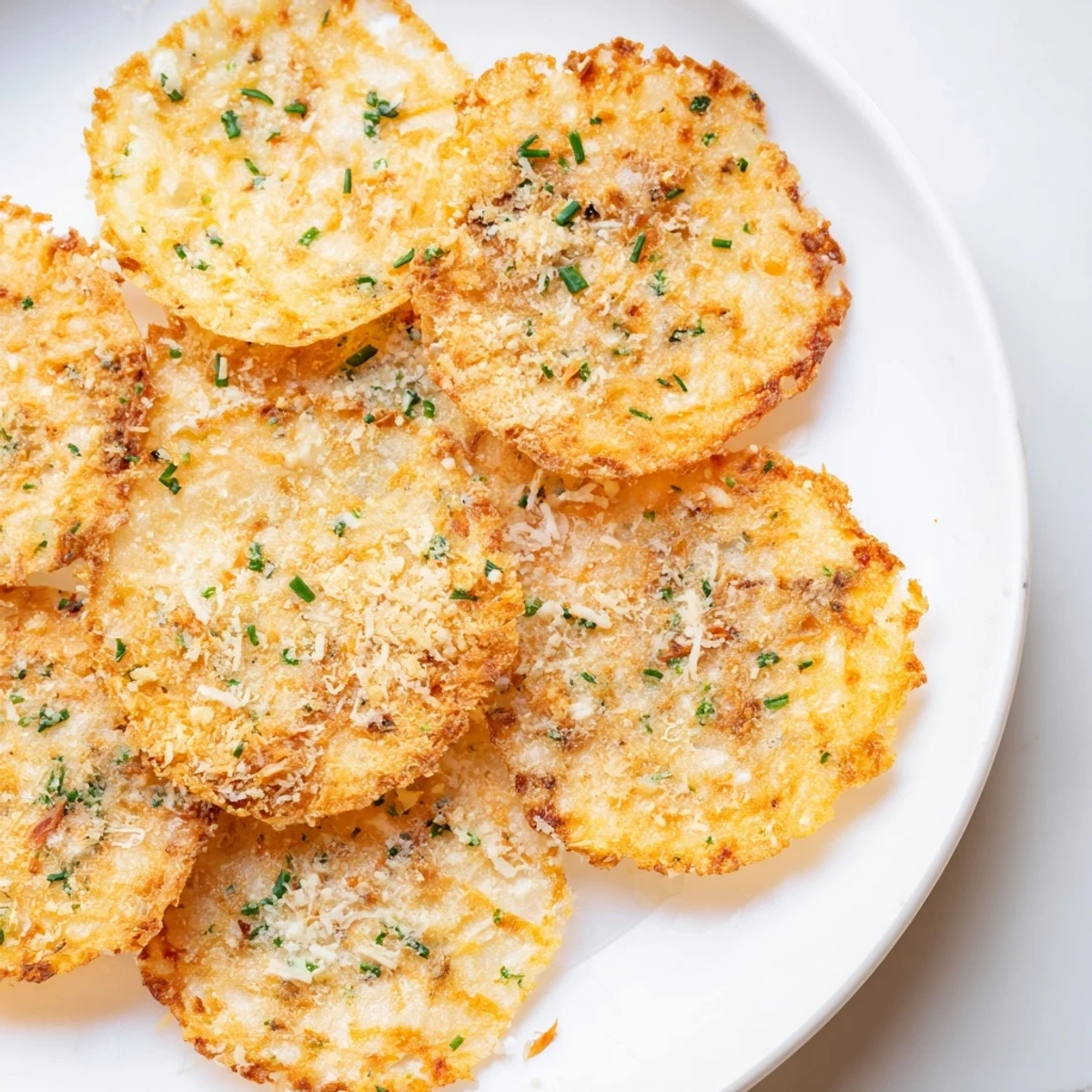 Deliciously crispy Cottage Cheese Chips ready for dipping, a flavorful and easy high-protein recipe.