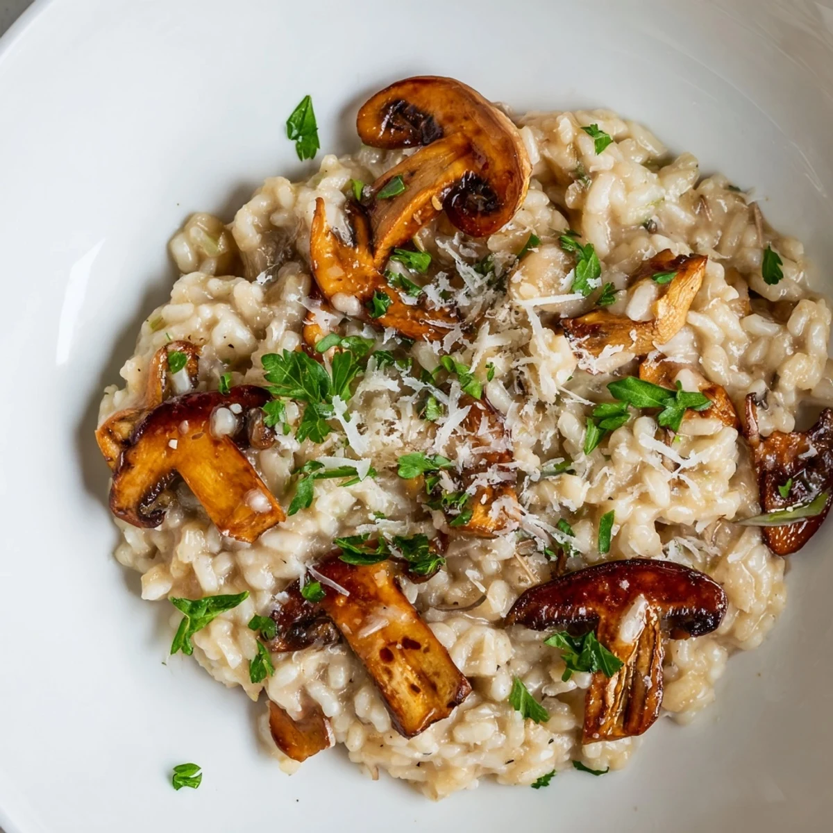 Roasted Mushroom Risotto