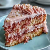 Rosé Velvet Kuchen mit Gold