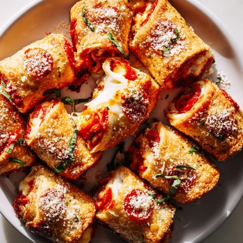 Knusprige Airfryer Pizza Rolls #153