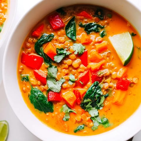 Rote Linsen Curry Suppe #176