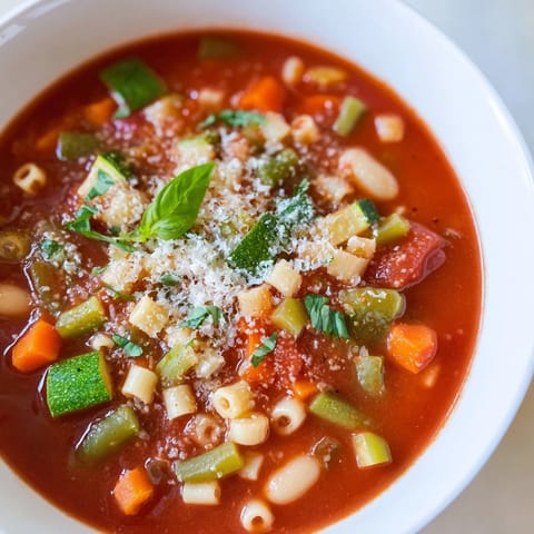 Tomate Basilikum Minestrone #177