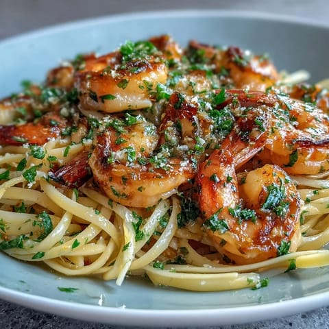 Shrimp Scampi Mit Linguine