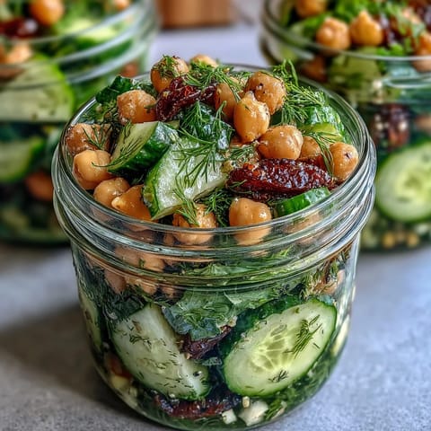 Citrus Kräuter Kichererbsen Salat