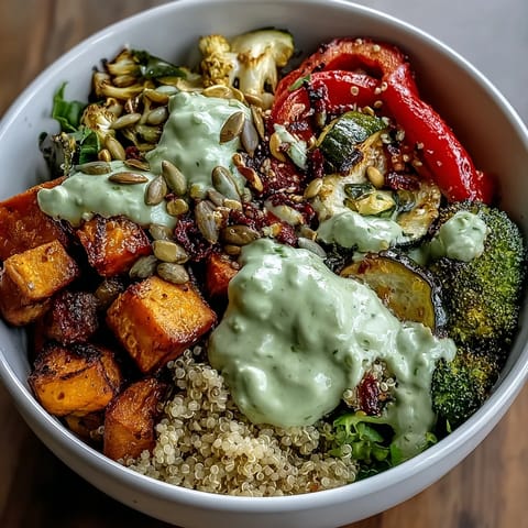 Vegan Buddha Bowl Avocado Dressing