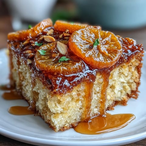Candied Orange Almond Cake