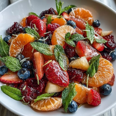 Citrus Beeren Frucht Salat