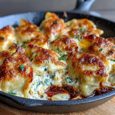 Dumpling Lasagna Pfanne