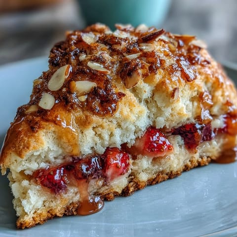Erdbeer Braune Butter Scones