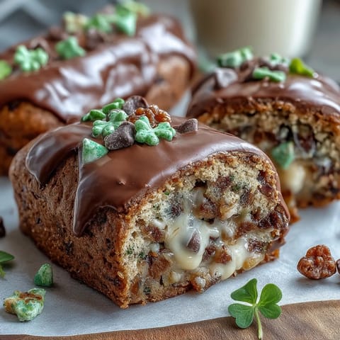 Lucky Clover Cookie Bars