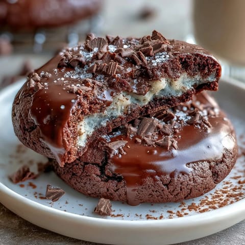 Dark Chocolate Vanilla Cookies