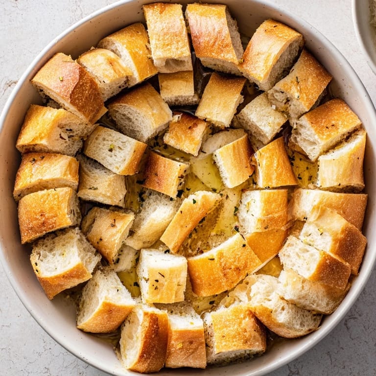 Golden-baked Simple Bread baguette, arranged invitingly on a platter for easy appetizer enjoyment.