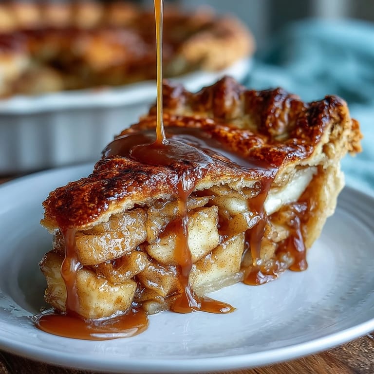 1. Aromatischer Kardamom-Äpfelkuchen mit goldener, knuspriger Kruste und fruchtiger Füllung.