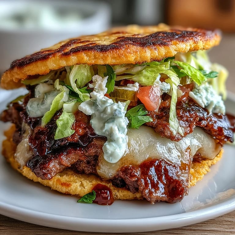 3. Saftige Mini Smash Burger in knusprigen Tortillas, gefüllt mit Salat, Tomaten, Zwiebeln und Burger-Sauce – ideal für den nächsten Grillabend.