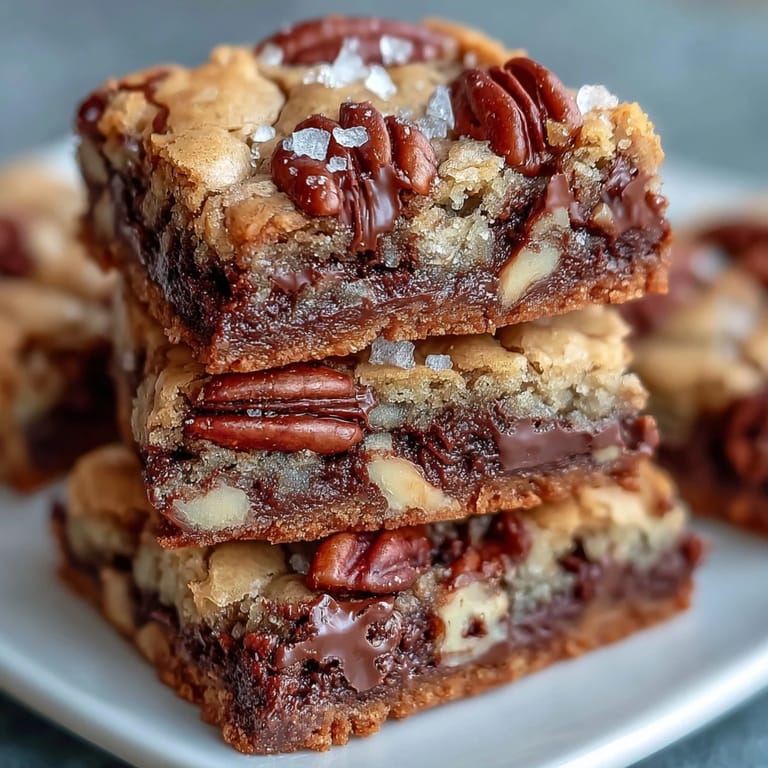 Butter-Pekannuss-Kekse mit brauner Butter und Meersalz: Stapel goldener Kekse mit gerösteten Pekannüssen und einer Prise Meersalz, bereit zum Genießen.