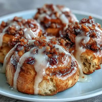 Weiche, gewürzte Hefeschnecken mit Johannisbeeren und einem duftenden Orangen-Glasurüberzug—perfekt für ein festliches Osterbrunch.